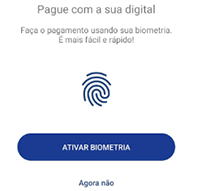 Use a biometria para fazer pagamento com Sodexo
