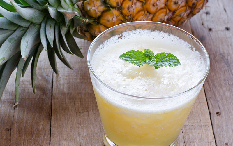 Suco de casca de abacaxi com hortelã – Sodexo Receitas